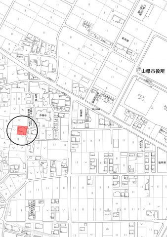 土地　高木の地図