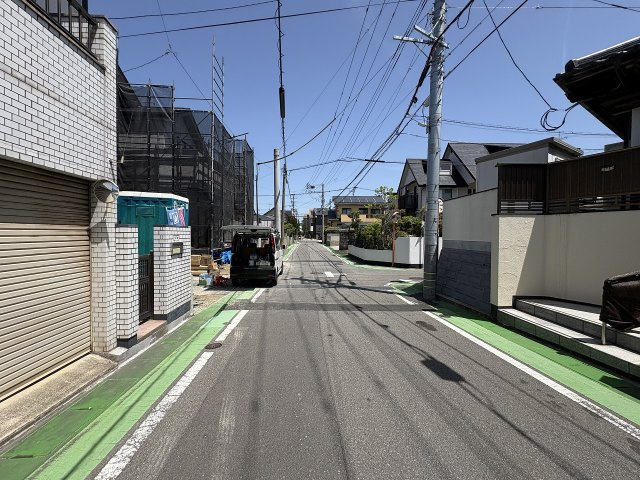 【その他】 | 福岡市南区皿山3丁目7期　1号棟（全2棟）【仲介手数料無料・0円】 | 現地写真。前面道路です。