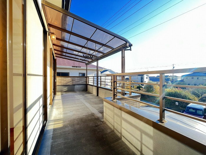 リフォーム　中古戸建　江南市力長町神明　平成11年築のバルコニー