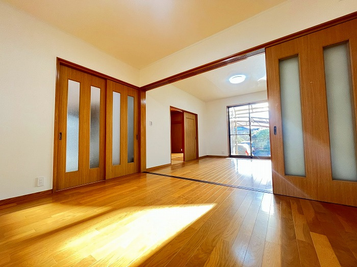 リフォーム　中古戸建　江南市力長町神明　平成11年築の居間・リビング