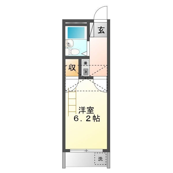 レオパレス南栄第4の間取り