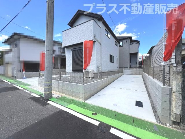 【外観】 | 福岡市南区皿山3丁目7期　2号棟（全2棟）【仲介手数料無料・0円】 | 現地写真。プラス不動産販売なら、現場の全ての棟をまとめてご見学頂けます。