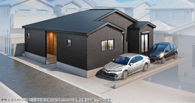 平塚市田村８丁目の新築一戸建の外観パース