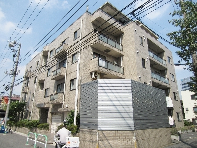 グリーンヒルズ飛鳥山の外観|陽当たり良好のきれいなタイル貼りマンション