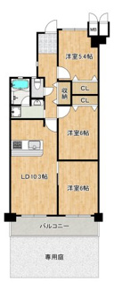 【間取り】 | メゾンドール浜寺北