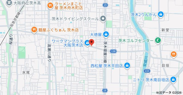 イースト並木の地図