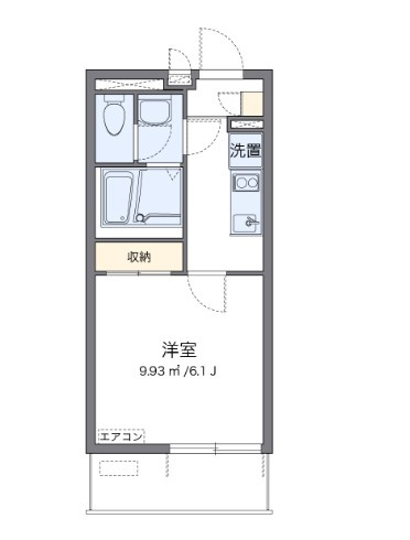 クレイノ栞の間取り