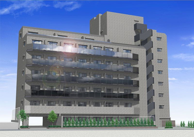 ルーブル中板橋六番館の外観パース