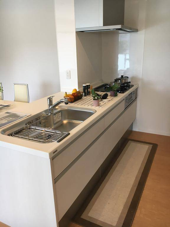 熊本市中央区新大江１丁目の賃貸マンションのキッチン
