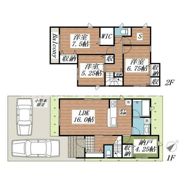 クレイドルガーデン柏市花野井第１０の間取り