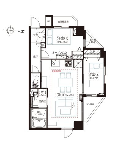 【間取り】 | グローリオ高円寺
