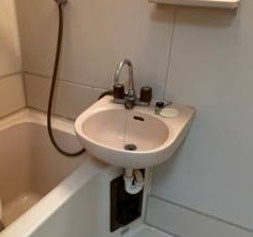 杉並区阿佐谷南３丁目のアパートの洗面所