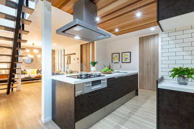 【キッチン】 | マイタウン浜甲子園プレミアム◇◆限定1区画◇◆モデルハウス◇◆ | 【同社施工例写真】
キッチン・・・Panasonic製が標準仕様！
食洗機付きです♪