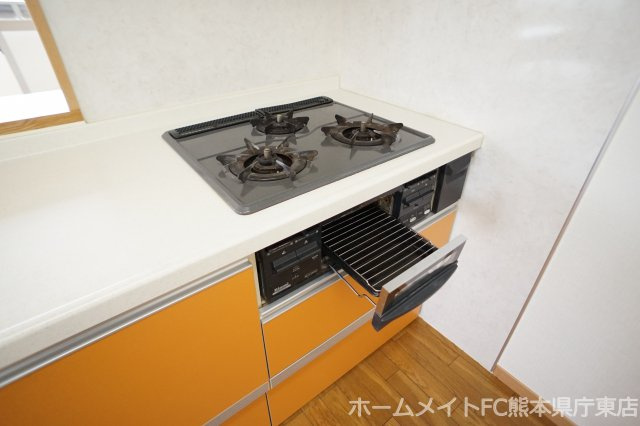熊本市東区八反田２丁目の賃貸マンションのキッチン