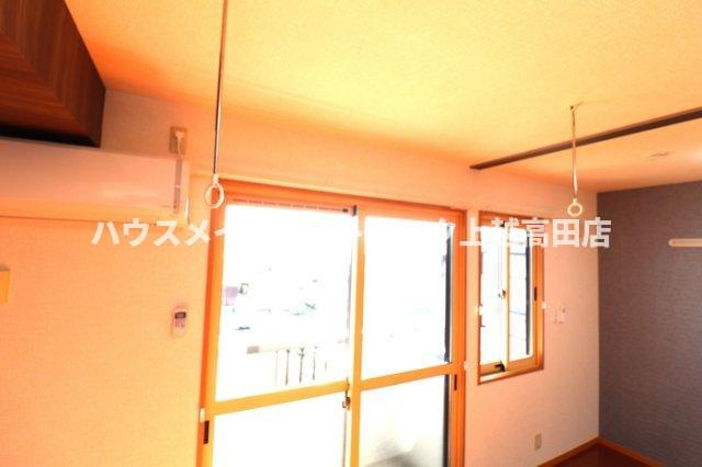 タウンコートながみねの展望|室内物干し
