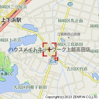 タウンコートながみねの地図|位置図