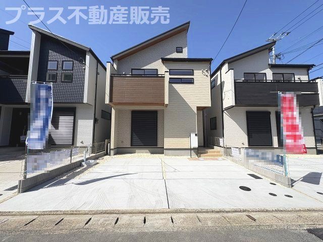 【外観】 | 福岡市南区弥永1丁目　3号棟（全4棟）【仲介手数料無料・0円】 | 現地写真。プラス不動産販売なら、現場の全ての棟をまとめてご見学頂けます。