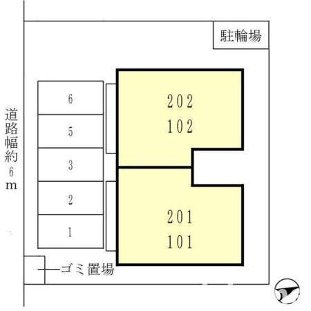 グランシャリオの区画図|使いやすいキッチンです