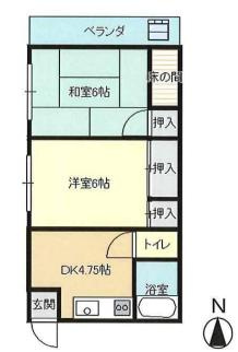【間取り】 | 富士ハイツ