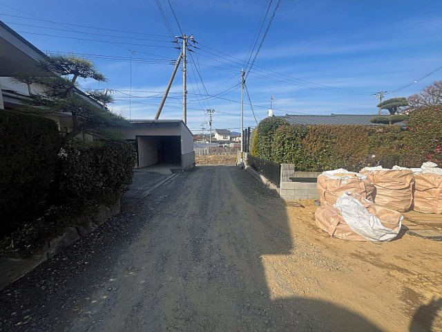 新築戸建・新築建売　福島市丸子　鎌田小学校・北信中学校の前面道路含む現地写真