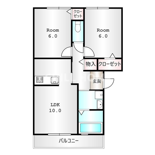 エステイトZEN　Cの間取り|他社様掲載物件もまとめてご紹介、ご案内可能です(^^)/