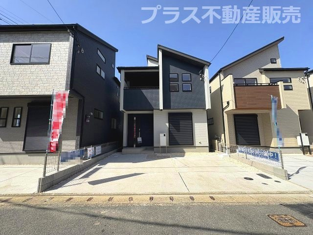 【外観】 | 福岡市南区弥永1丁目　2号棟（全4棟）【仲介手数料無料・0円】 | 完成しました。物件内部もご見学頂けます。プラス不動産販売にお任せ下さい。