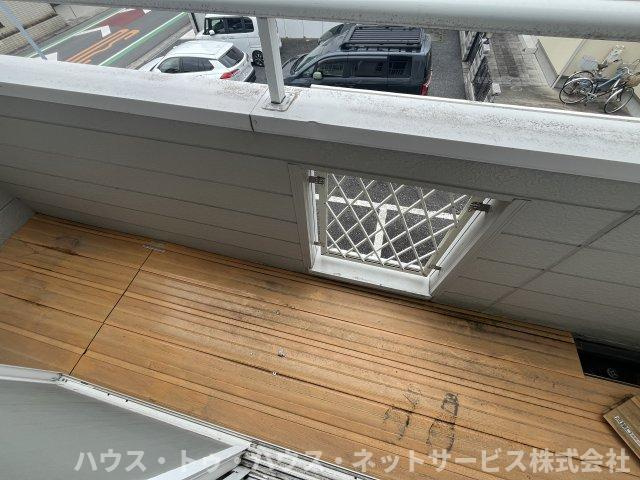 レジデンス・渋谷 B棟のバルコニー