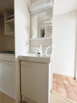 【洗面所】 | リーブル大和 | 独立洗面台です。