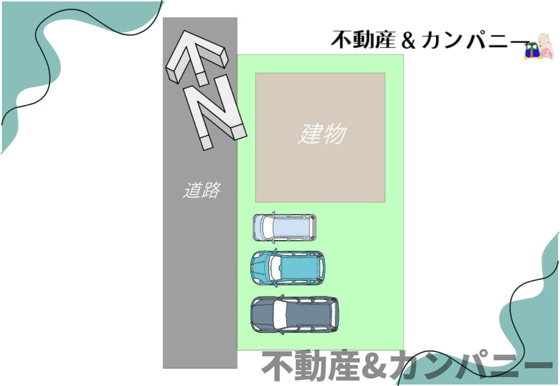 LAVIE御幸2501　松山市御幸２丁目の新築戸建の区画図