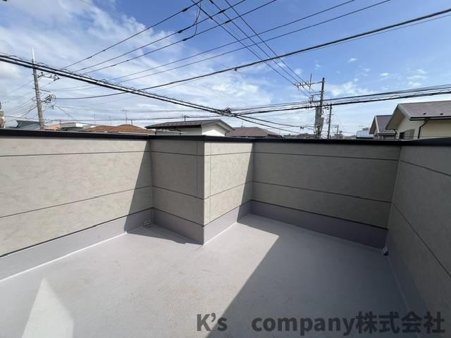 ◎茅ヶ崎市高田4丁目　新築戸建　4号棟のバルコニー|屋上ルーフバルコニー付き◇◇