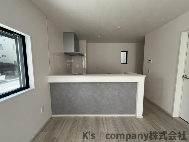 ◎茅ヶ崎市高田4丁目　新築戸建　4号棟のキッチン|◇◇全体を見わたせる対面式キッチン♪