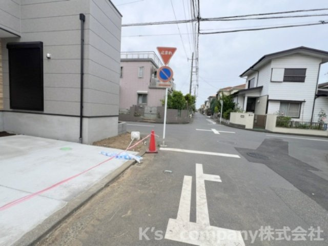 ◎茅ヶ崎市高田4丁目　新築戸建　4号棟の前面道路含む現地写真|2026.6.14撮影◇