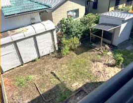 坂戸市にっさい　中古戸建の庭