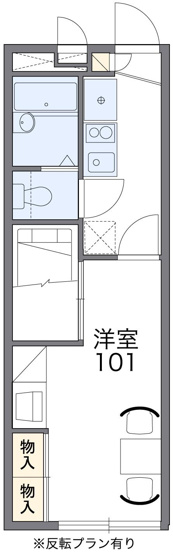 【間取り】 | レオパレスGatesMills | 画像2