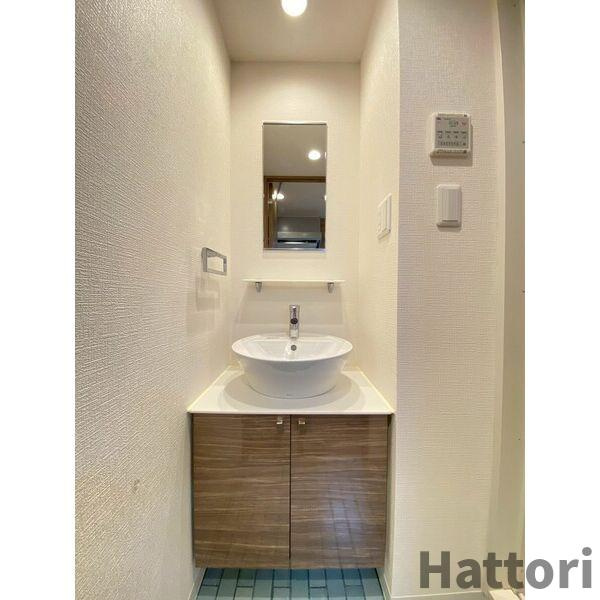 メルディア大正D.C.の洗面所