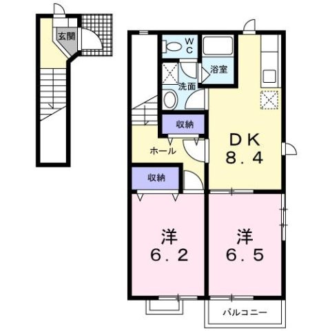 【間取り】 | シンフォニーＢ