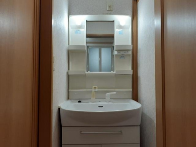 【洗面所】 | ヴィラ・大堀端Ａ | 洗面所です