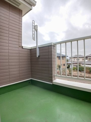 【バルコニー】 | メゾン・エクセルＤ | 広々としたバルコニーです