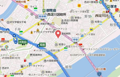 【地図】 | プレサンスOSAKA姫里エンファシス