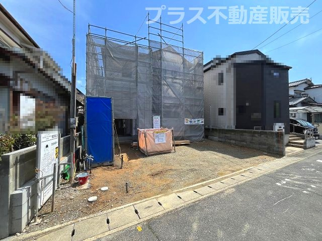 【外観】 | 福岡市南区向新町1丁目　１号棟（全1棟）【仲介手数料無料・0円】 | 完成イメージの外観パースです。建築中の物件は、お近くのモデルハウスも一緒にご覧頂けます。