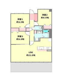 クレアフォート西宮酒蔵通の間取り