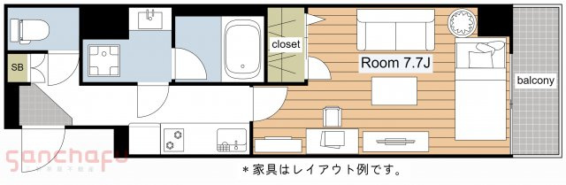 【間取り】 | プレミアムキューブ・ジー駒沢大学