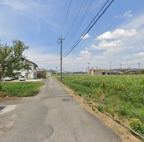 鯖江市水落町３丁目　分譲地　西⑯の前面道路含む現地写真