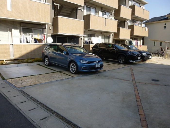 ソレイユⅡの駐車場