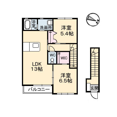 サンディアスの間取り