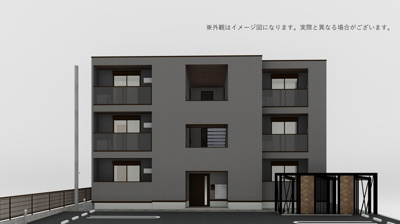 【外観パース】 | D-avance 花中 Ⅱ