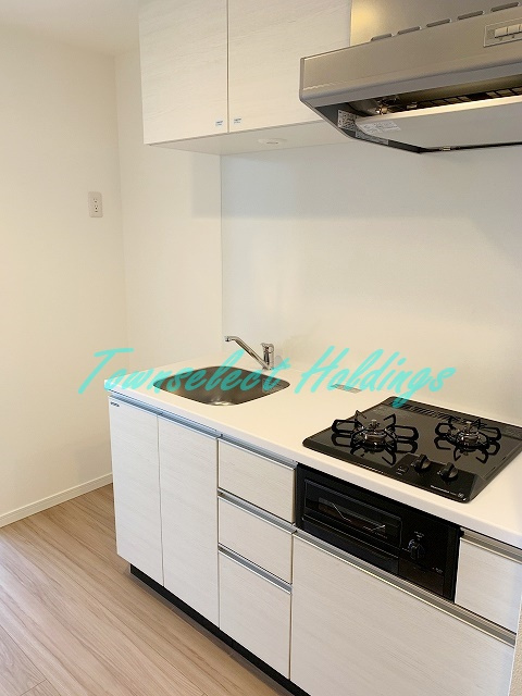 ブルーウッド金沢八景のキッチン|うれしい2口コンロ☆