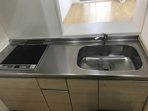 ムーム蔵前のキッチン