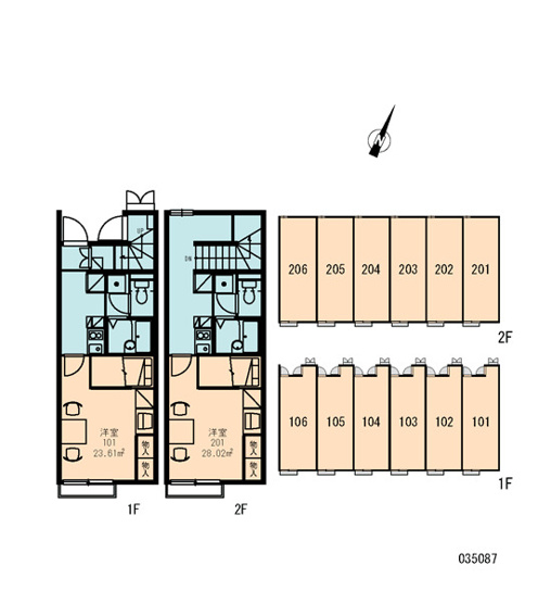 【区画図】 | レオパレスジュネスⅢ | 画像3