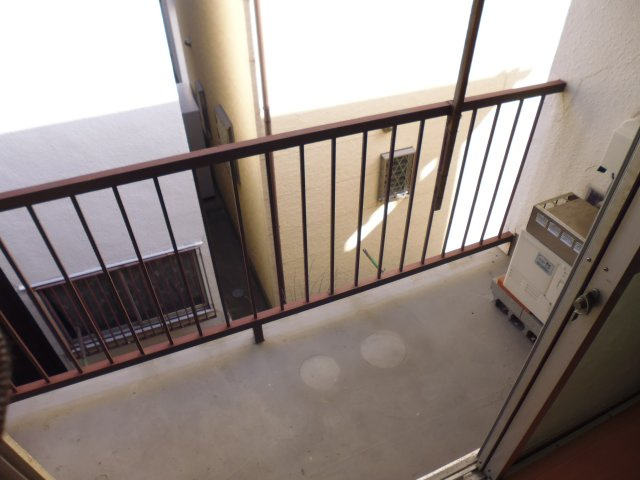 神和荘のバルコニー